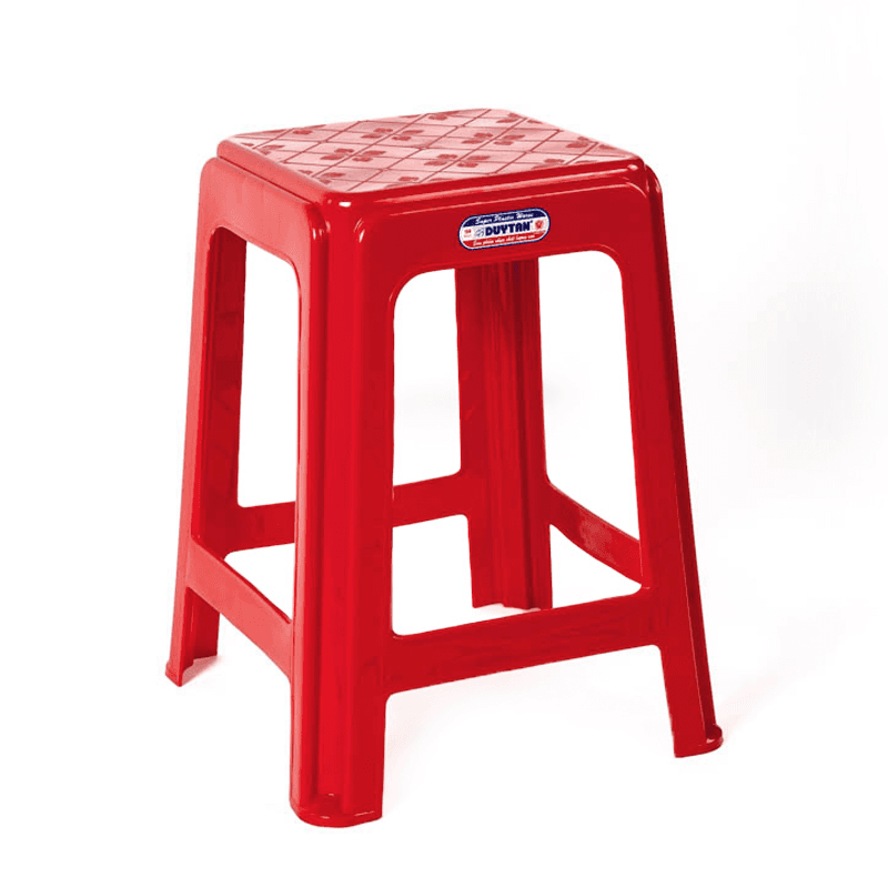 Bouncing plastic stool